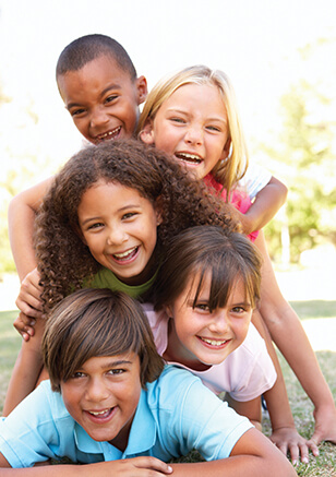 group of children playing together